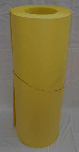 Schwammtuch-Rolle N250 trocken 1260mm x 50 lfm gelb